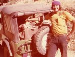 Me and English Mtn. forked horn taken 2nd day 1976.jpg