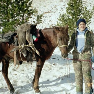 Daughters first buck 2004