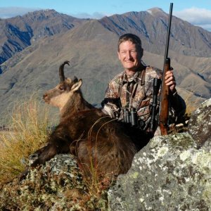 Up in the tops with Ernie from Kilamanjro rifles