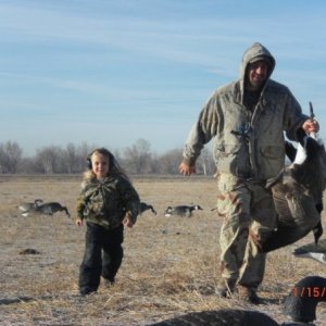 A trip to the goose pit with my daughter when she was about 5.