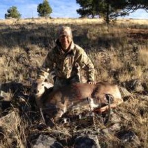 Jake's first deer with bow
