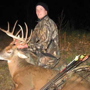 killed in 2008 (155") est. 162 with broken tine