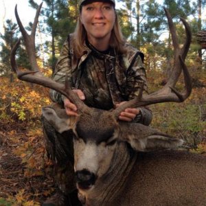 Wife's Mule Deer - Muzzleloader (Utah 2012)