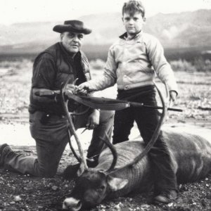 My first big game animal, Barren Ground Caribou (Alaska 1974)