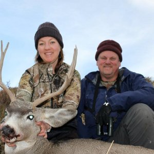 Wife's first Mule Deer (Wyoming 2010)