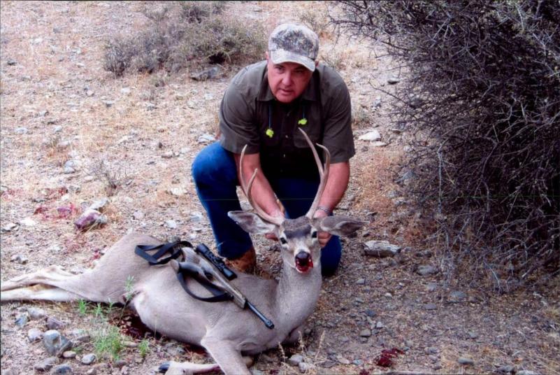 1st Blacktail-2005.  Remington XP-100 in .35 Remington.