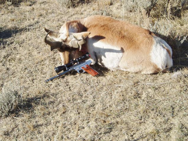 2007-Wyoming RPM .25 Bullberry 167 yards Speer 100 gr FB