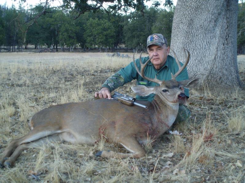 3 x 4 Trinity Mountains Blacktail. T/C Encore 30/06, Burris 2 x 6 Ballistic Plex, Warne steel rings and base. I knew this was going to be a tough hunt