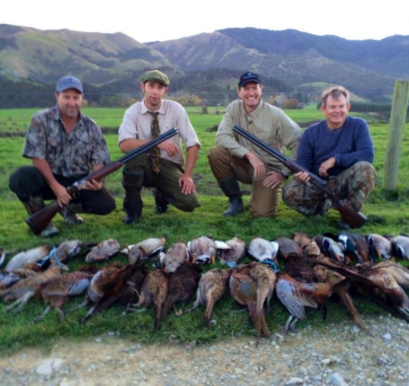 A days shooting resulted in this mixed bag of pheasant and ducks.