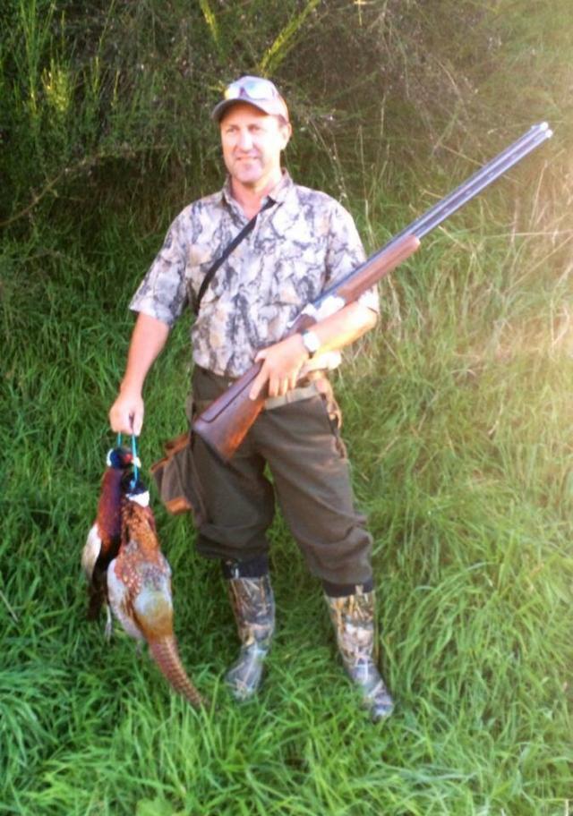 A nice brace of pheasant for this Australian hunter.