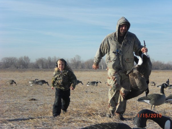 A trip to the goose pit with my daughter when she was about 5.