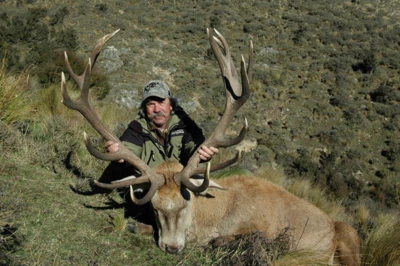 An excellent dark antler typical 7x8.