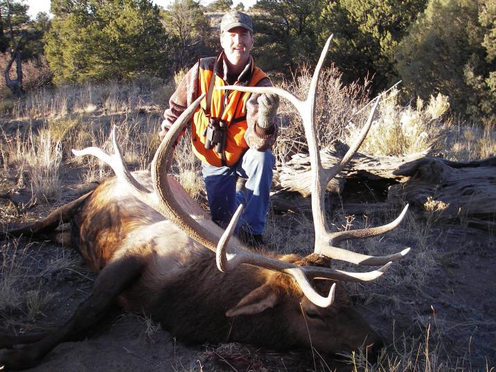 Dad with elk