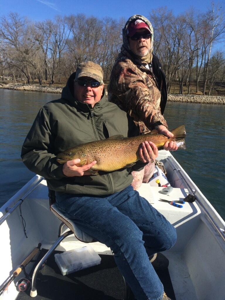 Dads Brown Trout White River Arkansas