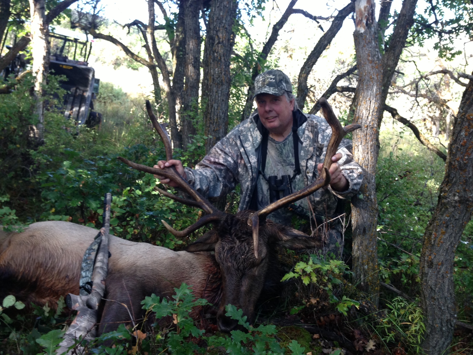 Dads first elk