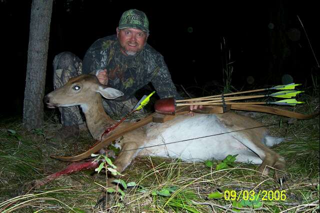 Doe with the recurve