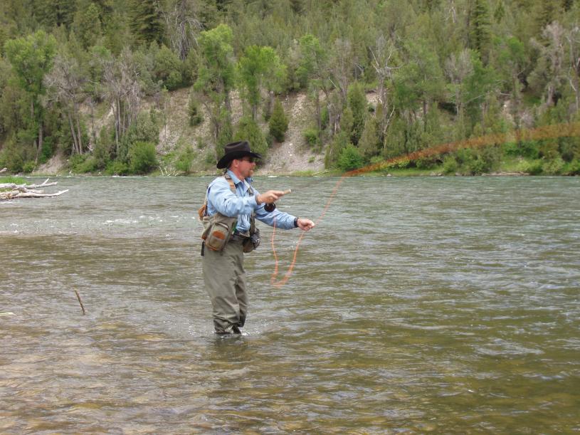 Fly fishing South fork of the Snake River (where I grew up)