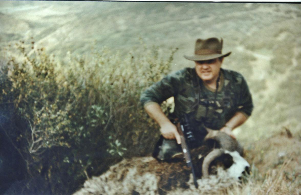 Four Horn Sheep XP-100 .35 Remington; SCI Top Ten taken with a handgun