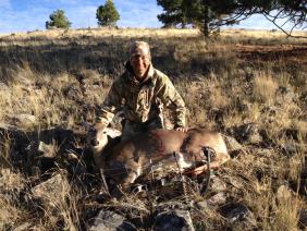 Jake's first deer with bow