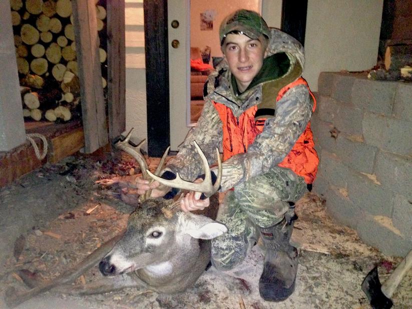 Jake's first whitetail buck