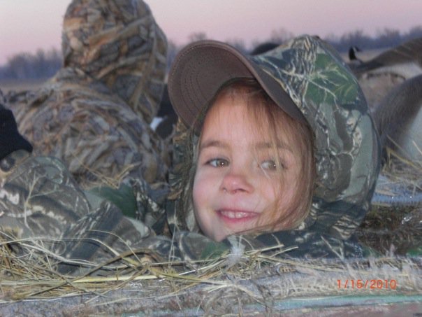 Kiley at the goose pit.