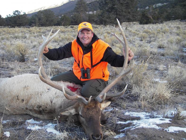 My friend Roger and his 2006 bull