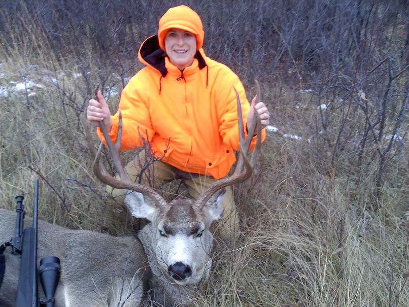 My wifes first buck ever.  Scored 162