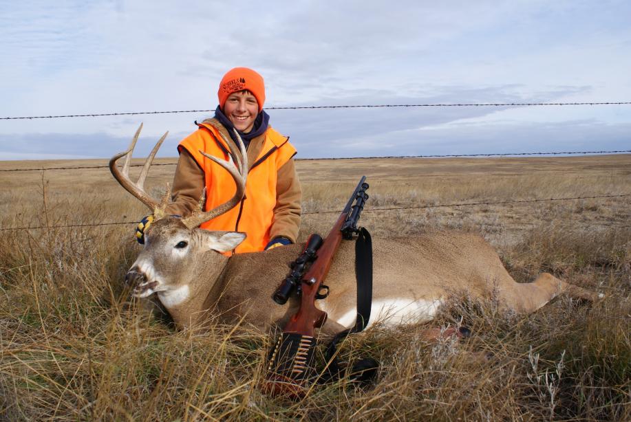 Noah Chase, age 12, First buck-135&quot; Whitetail