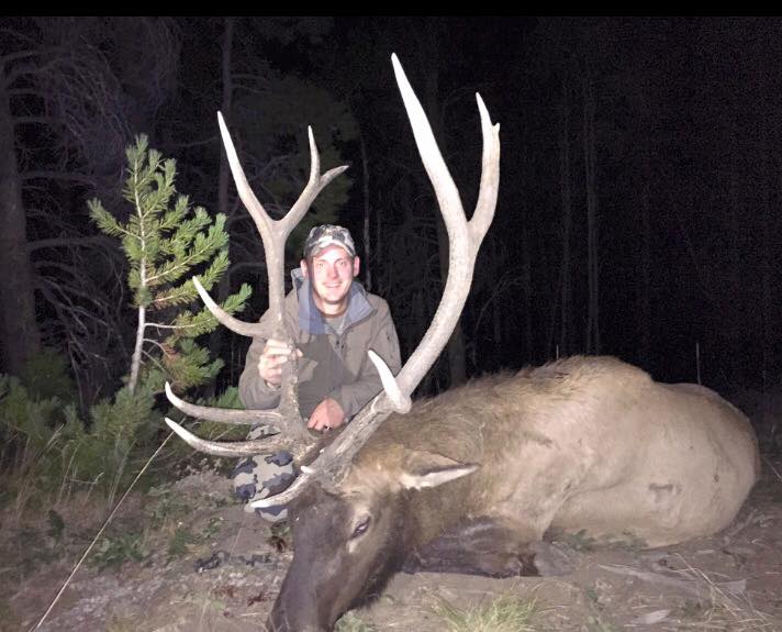 Oldest Son's First Bull elk - Archery (Wyoming 2015)