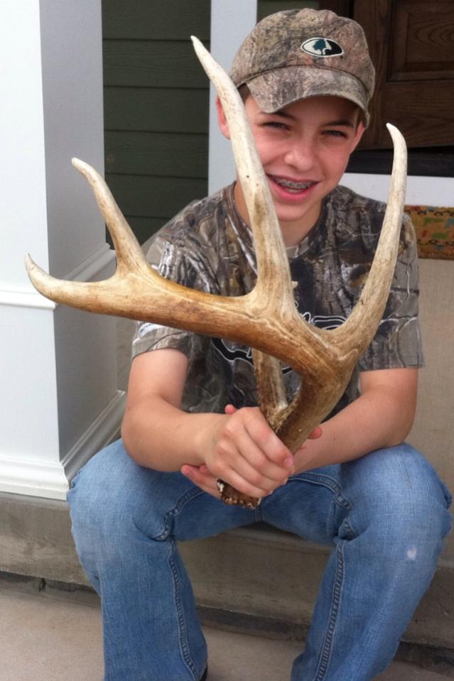 Shed me and my boy found