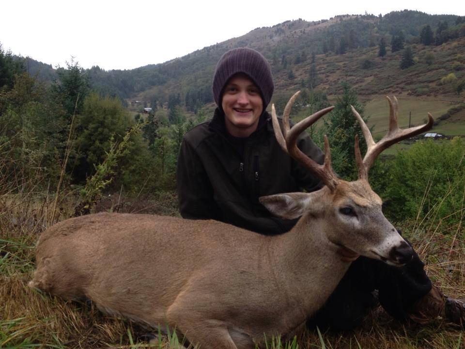Son's Columbia Whitetail (Oregon 2013)