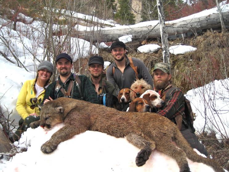 The crew with Tom's 2011 cat