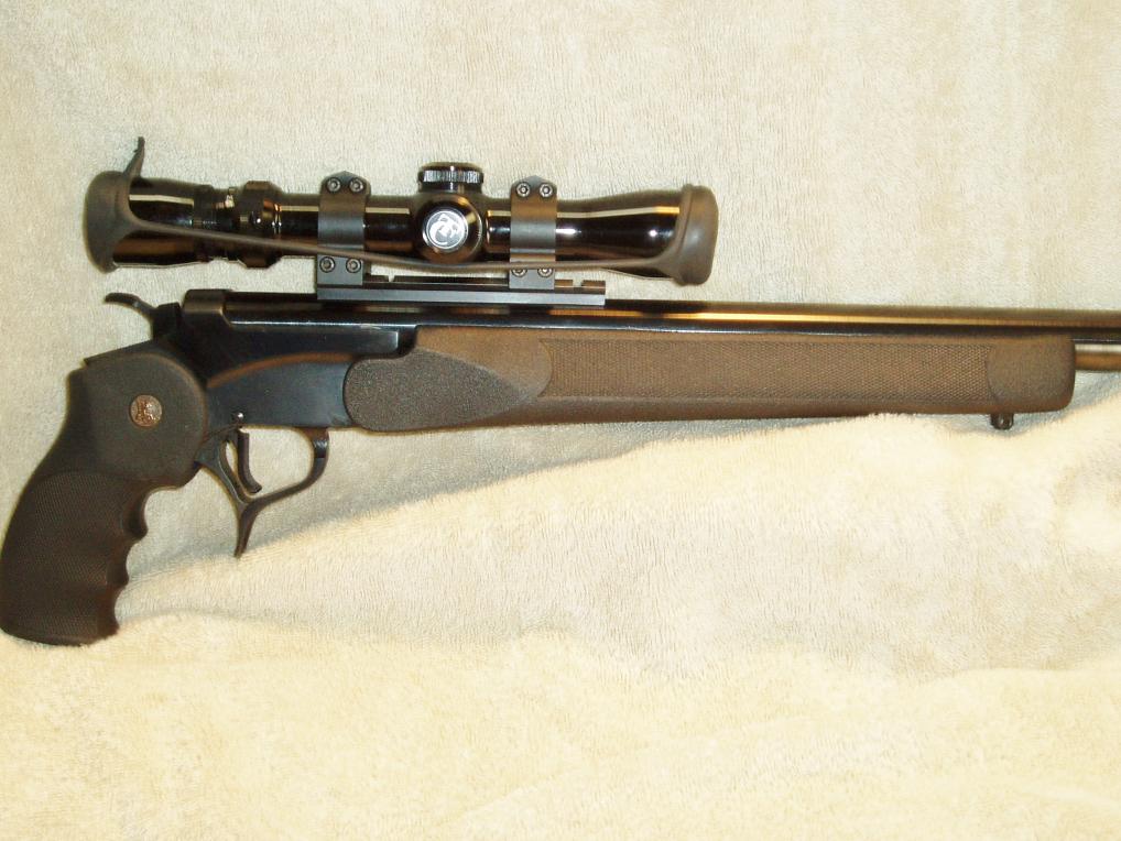 Thompson Center Encore.  SSK tuned frame; Bullberry custom 15&quot; Bull Barrel in .35 Whelen Ackley Improved.  Pachmayer Grip, Bullberry modified Enc