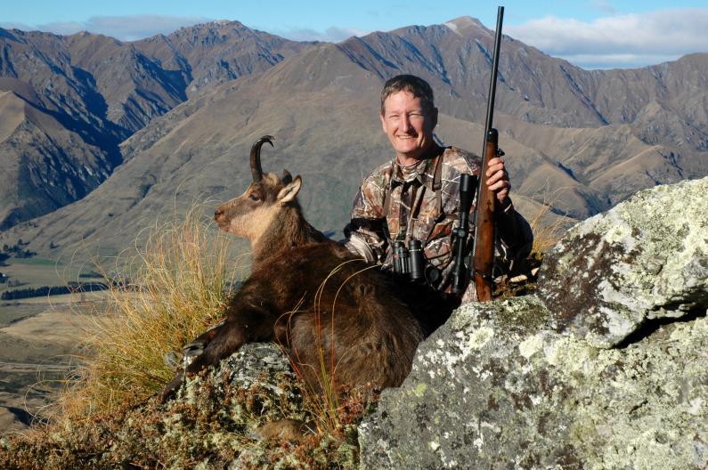 Up in the tops with Ernie from Kilamanjro rifles